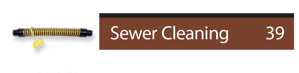 find parts related to sewer cleaning